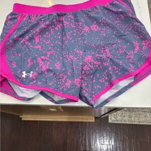 Under Armour running shorts. Size small